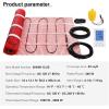 imageVEVOR Floor Heating Mat 20 Sq ft Electric Radiant inFloor Heated Warm System with Digital Floor Sensing Thermostat Includes Installation Monitor Adhesive Back for Easy Installation on The Floor20 Sqft