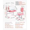 imageVEVOR Kids Study Chair and Desk Set Study Desk and Chair for Kids with Table Lamp Adjustable Height ampamp 040 Tilted Desktop Kids Desk and Chair Children Study Table for Bedroom ampamp Study Room GreyPink