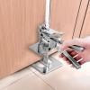 imageVEVOR Labor Saving Arm Jack 2 PCS 330 lbs Bearing Capacity Lifting up to 98quot Metal Hand Lifting Jack Tool with Magnetic Level Adjustable Height for Door Window Furniture Woodworking BlackL12inch