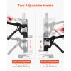 imageVEVOR Labor Saving Arm Jack 2 PCS 330 lbs Bearing Capacity Lifting up to 98quot Metal Hand Lifting Jack Tool with Magnetic Level Adjustable Height for Door Window Furniture Woodworking BlackL12inch