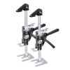 imageVEVOR Labor Saving Arm Jack 2 PCS 330 lbs Bearing Capacity Lifting up to 98quot Metal Hand Lifting Jack Tool with Magnetic Level Adjustable Height for Door Window Furniture Woodworking BlackXL15inch