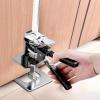 imageVEVOR Labor Saving Arm Jack 2 PCS 330 lbs Bearing Capacity Lifting up to 98quot Metal Hand Lifting Jack Tool with Magnetic Level Adjustable Height for Door Window Furniture Woodworking BlackXL15inch
