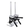 imageVEVOR Labor Saving Arm Jack 2 PCS 330 lbs Bearing Capacity Lifting up to 98quot Metal Hand Lifting Jack Tool with Magnetic Level Adjustable Height for Door Window Furniture Woodworking BlackXL15inch