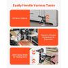 imageVEVOR Labor Saving Arm Jack 2 PCS 330 lbs Bearing Capacity Lifting up to 98quot Metal Hand Lifting Jack Tool with Magnetic Level Adjustable Height for Door Window Furniture Woodworking BlackXL15inch