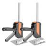 imageVEVOR Labor Saving Arm Jack 2 PCS 330 lbs Bearing Capacity Lifting up to 98quot Metal Hand Lifting Jack Tool with Magnetic Level Adjustable Height for Door Window Furniture Woodworking BlackXL15inch