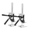 imageVEVOR Labor Saving Arm Jack 2 PCS 330 lbs Bearing Capacity Lifting up to 98quot Metal Hand Lifting Jack Tool with Magnetic Level Adjustable Height for Door Window Furniture Woodworking BlackL12inch
