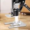 imageVEVOR Labor Saving Arm Jack 2 PCS 330 lbs Bearing Capacity Lifting up to 98quot Metal Hand Lifting Jack Tool with Magnetic Level Adjustable Height for Door Window Furniture Woodworking BlackL12inch