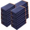 imageVEVOR Moving Blankets 80quot x 72quot 35 lbsdz Weight 12 Packs Professional NonWoven ampamp Recycled Cotton Packing Blanket Heavy Duty Mover Pads for Protecting Furniture Floors Appliances BlueOrangeBlueOrange