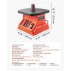imageVEVOR Oscillating Spindle Sander 2400RPM Benchtop Spindle Sander with 6 Sleeves 12quot3quot 58quot Stroke ampamp 154 x 163inch Wide Worktable for Furniture Finishing Crafts Sanding DIY Woodworking154x163