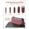 imageVEVOR Oscillating Spindle Sander 2400RPM Benchtop Spindle Sander with 6 Sleeves 12quot3quot 58quot Stroke ampamp 154 x 163inch Wide Worktable for Furniture Finishing Crafts Sanding DIY Woodworking24x386