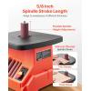 imageVEVOR Oscillating Spindle Sander 2400RPM Benchtop Spindle Sander with 6 Sleeves 12quot3quot 58quot Stroke ampamp 154 x 163inch Wide Worktable for Furniture Finishing Crafts Sanding DIY Woodworking154x163