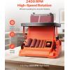 imageVEVOR Oscillating Spindle Sander 2400RPM Benchtop Spindle Sander with 6 Sleeves 12quot3quot 58quot Stroke ampamp 154 x 163inch Wide Worktable for Furniture Finishing Crafts Sanding DIY Woodworking24x386