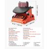 imageVEVOR Oscillating Spindle Sander 2400RPM Benchtop Spindle Sander with 6 Sleeves 12quot3quot 58quot Stroke ampamp 154 x 163inch Wide Worktable for Furniture Finishing Crafts Sanding DIY Woodworking24x386