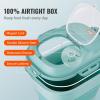 imageVEVOR Rice Storage Container 45Gallon20L x2 Capacity Large Dog Food Dispenser Bin Kitchen Ingredient Grain Cereal Flour Bin Pet food Containers with Wheels 2 Measuring Cups Airtight Lid 2 Pack1335 lbs
