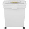imageVEVOR Rice Storage Container 45Gallon20L x2 Capacity Large Dog Food Dispenser Bin Kitchen Ingredient Grain Cereal Flour Bin Pet food Containers with Wheels 2 Measuring Cups Airtight Lid 2 Pack105 Gallon 3 Set