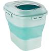 imageVEVOR Rice Storage Container 45Gallon20L x2 Capacity Large Dog Food Dispenser Bin Kitchen Ingredient Grain Cereal Flour Bin Pet food Containers with Wheels 2 Measuring Cups Airtight Lid 2 Pack1335 lbs