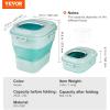 imageVEVOR Rice Storage Container 45Gallon20L x2 Capacity Large Dog Food Dispenser Bin Kitchen Ingredient Grain Cereal Flour Bin Pet food Containers with Wheels 2 Measuring Cups Airtight Lid 2 Pack1335 lbs