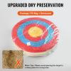 imageVEVOR Straw Archery Targets 20quot Round Archery Target for Backyard Traditional Solid Straw RedStraw Target 5 Layers
