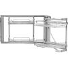imageVEVOR 3 Tier 6 Shelf Chrome Carbon Steel Kitchen Cabinet Organizer Slide Out Storage Space Saving Silver For 15quot Width Food Jars Cans Cookware Pans MugsFor 18 Width