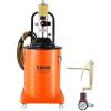 imageVEVOR Grease Pump 105 Gallon Air Grease Pump with 13 ft High Pressure Hose and Grease Gun 40L Pneumatic Grease Pump with Wheels Portable Lubrication Grease Pump5 Gallon