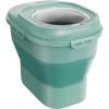 imageVEVOR Rice Storage Container 45Gallon20L x2 Capacity Large Dog Food Dispenser Bin Kitchen Ingredient Grain Cereal Flour Bin Pet food Containers with Wheels 2 Measuring Cups Airtight Lid 2 Pack1335 lbs