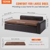 imageVEVOR Dog Bed Dog Couch for Small Dogs and Cats Soft Velvety Pet Sofa and Chair 35 lbs Load Capacity BlueBlack