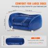 imageVEVOR Dog Bed Dog Couch for Small Dogs and Cats Soft Velvety Pet Sofa and Chair 35 lbs Load Capacity BlueBlue