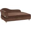 imageVEVOR Dog Bed Dog Couch for Small Dogs and Cats Soft Velvety Pet Sofa and Chair 35 lbs Load Capacity BlueBrown
