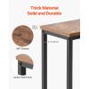 imageVEVOR Narrow Console Table 709quot Behind Couch Shelf with Power Outlets 1Tier Long Entryway Shelf Narrow Sofa Table with Metal Frame and Charge Station for Entryway Hallway Living Room709 Inch