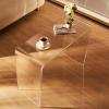 imageVEVOR SKYSHALO Clear Acrylic Console Table Sleek Transparent Acrylic End Table Versatile Acrylic Side Table 3795x15x2913 inch Ideal for Entryway Lounge or Dining AreaModern