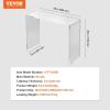 imageVEVOR SKYSHALO Clear Acrylic Console Table Sleek Transparent Acrylic End Table Versatile Acrylic Side Table 3795x15x2913 inch Ideal for Entryway Lounge or Dining AreaModern