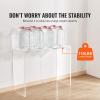 imageVEVOR SKYSHALO Clear Acrylic Console Table Sleek Transparent Acrylic End Table Versatile Acrylic Side Table 3795x15x2913 inch Ideal for Entryway Lounge or Dining AreaModern