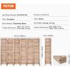 imageVEVOR Wood Room Divider 6 Panel Wood Folding Privacy Screen 669 Inches Tall Indoor Louvered Partition Divider Portable Decoration Screen for Room Separation Home Office Restaurant ampamp Bedroom