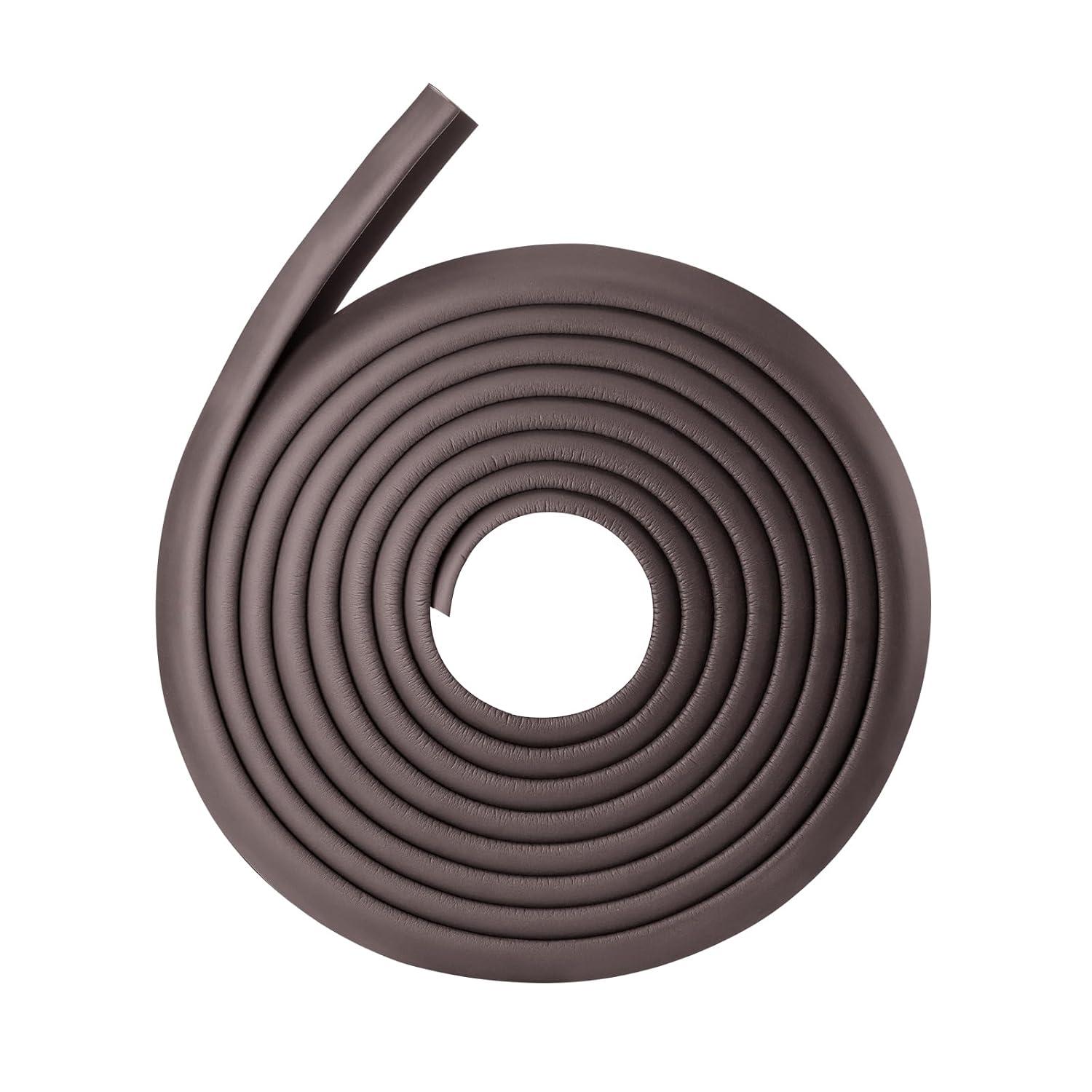 imageVEVOR Baby Proofing Edge Corner Protector 18 ft Edge Cushion 8 Corner Pads Soft NBR Foam 3M Adhesive Child Proof Table Safety Bumper Guards Easy Installation for Furniture Fireplace Protection