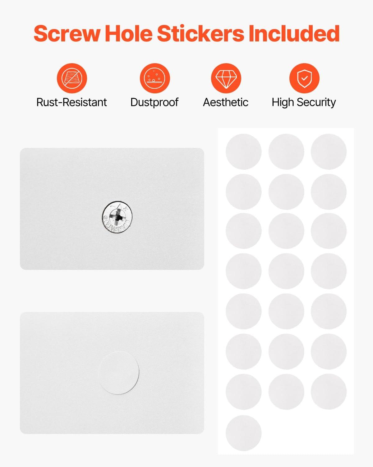 imageVEVOR Desktop Bookshelf Storage Organizer with 5 Shelves for Computer Desk Wooden Shelf Desk Hutch with AntiSlip Feet Pads Desk Top Display Rack for Office Home ampamp Dorm WhiteWhite