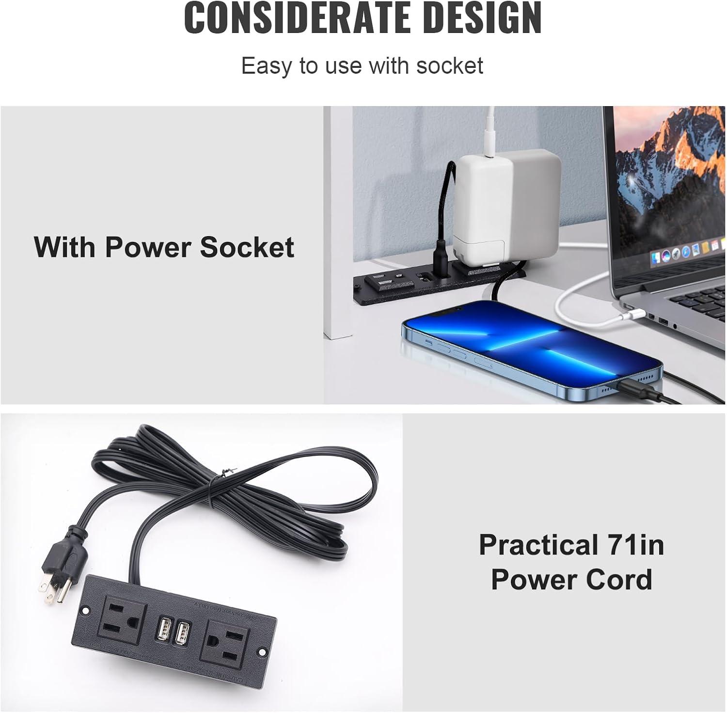 imageVEVOR Desktop Bookshelf Storage Organizer with 5 Shelves for Computer Desk Wooden Shelf Desk Hutch with AntiSlip Feet Pads Desk Top Display Rack for Office Home ampamp Dorm WhiteGrey