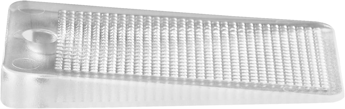 imageVEVOR Furniture Leveling Shims 30 PCS 197 x 116 x 022 inch NonSkid Clear Plastic Pads EasytoCut Furniture Leveler Ideal Shim Leveler for Couch Refrigerator Table Legs to Avoid Wobbling