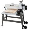 imageVEVOR 22quot Drum Sander with Stand ampamp Extension Tables 175HP 1440RPM Dual Motor Drum Sander for Woodworking  Variable Speed Conveyor Belt 4quot Dust Collection Port for Cabinet ampamp Furniture Finishing22Inch