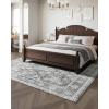 imageVEVOR 6 x 9 ft Area Rug Large Washable Boho Rug NonSlip and TearResistant Soft Carpet Pet ampamp Child Friendly Bohemian Area Rugs Indoor Mat for Bedroom Living Room Kids Room Entryway GrayGrey