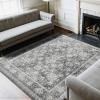 imageVEVOR 6 x 9 ft Area Rug Large Washable Boho Rug NonSlip and TearResistant Soft Carpet Pet ampamp Child Friendly Bohemian Area Rugs Indoor Mat for Bedroom Living Room Kids Room Entryway GrayGrey