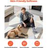 imageVEVOR 6 x 9 ft Area Rug Large Washable Boho Rug NonSlip and TearResistant Soft Carpet Pet ampamp Child Friendly Bohemian Area Rugs Indoor Mat for Bedroom Living Room Kids Room Entryway GrayCharcoal Gray
