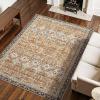 imageVEVOR 6 x 9 ft Area Rug Large Washable Boho Rug NonSlip and TearResistant Soft Carpet Pet ampamp Child Friendly Bohemian Area Rugs Indoor Mat for Bedroom Living Room Kids Room Entryway GrayBrown Green