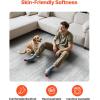 imageVEVOR 6 x 9 ft Area Rug Large Washable Boho Rug NonSlip and TearResistant Soft Carpet Pet ampamp Child Friendly Bohemian Area Rugs Indoor Mat for Bedroom Living Room Kids Room Entryway GrayGrey