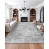 imageVEVOR 6 x 9 ft Area Rug Large Washable Boho Rug NonSlip and TearResistant Soft Carpet Pet ampamp Child Friendly Bohemian Area Rugs Indoor Mat for Bedroom Living Room Kids Room Entryway GrayGrey