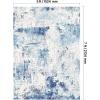 imageVEVOR 6 x 9 ft Area Rug Large Washable Boho Rug NonSlip and TearResistant Soft Carpet Pet ampamp Child Friendly Bohemian Area Rugs Indoor Mat for Bedroom Living Room Kids Room Entryway GrayBlue