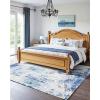 imageVEVOR 6 x 9 ft Area Rug Large Washable Boho Rug NonSlip and TearResistant Soft Carpet Pet ampamp Child Friendly Bohemian Area Rugs Indoor Mat for Bedroom Living Room Kids Room Entryway GrayBlue