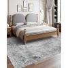 imageVEVOR 6 x 9 ft Area Rug Large Washable Boho Rug NonSlip and TearResistant Soft Carpet Pet ampamp Child Friendly Bohemian Area Rugs Indoor Mat for Bedroom Living Room Kids Room Entryway GrayGrey