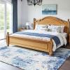 imageVEVOR 6 x 9 ft Area Rug Large Washable Boho Rug NonSlip and TearResistant Soft Carpet Pet ampamp Child Friendly Bohemian Area Rugs Indoor Mat for Bedroom Living Room Kids Room Entryway GrayBlue