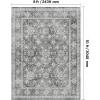 imageVEVOR 6 x 9 ft Area Rug Large Washable Boho Rug NonSlip and TearResistant Soft Carpet Pet ampamp Child Friendly Bohemian Area Rugs Indoor Mat for Bedroom Living Room Kids Room Entryway GrayGrey