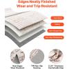 imageVEVOR 6 x 9 ft Area Rug Large Washable Boho Rug NonSlip and TearResistant Soft Carpet Pet ampamp Child Friendly Bohemian Area Rugs Indoor Mat for Bedroom Living Room Kids Room Entryway GrayBeige